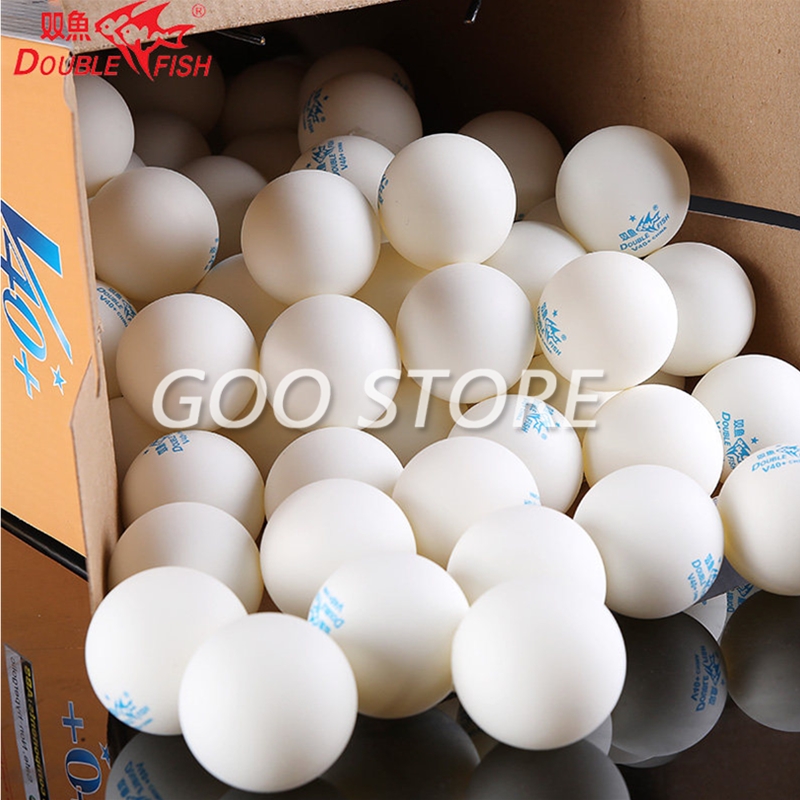 Table Tennis Game Pc - 100 balls Double Fish V40+ 1-Star