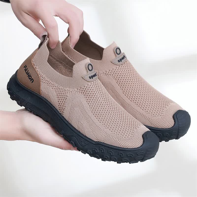 Anti Loop Rubber - Summer Men Casual Shoes Elastic Slip