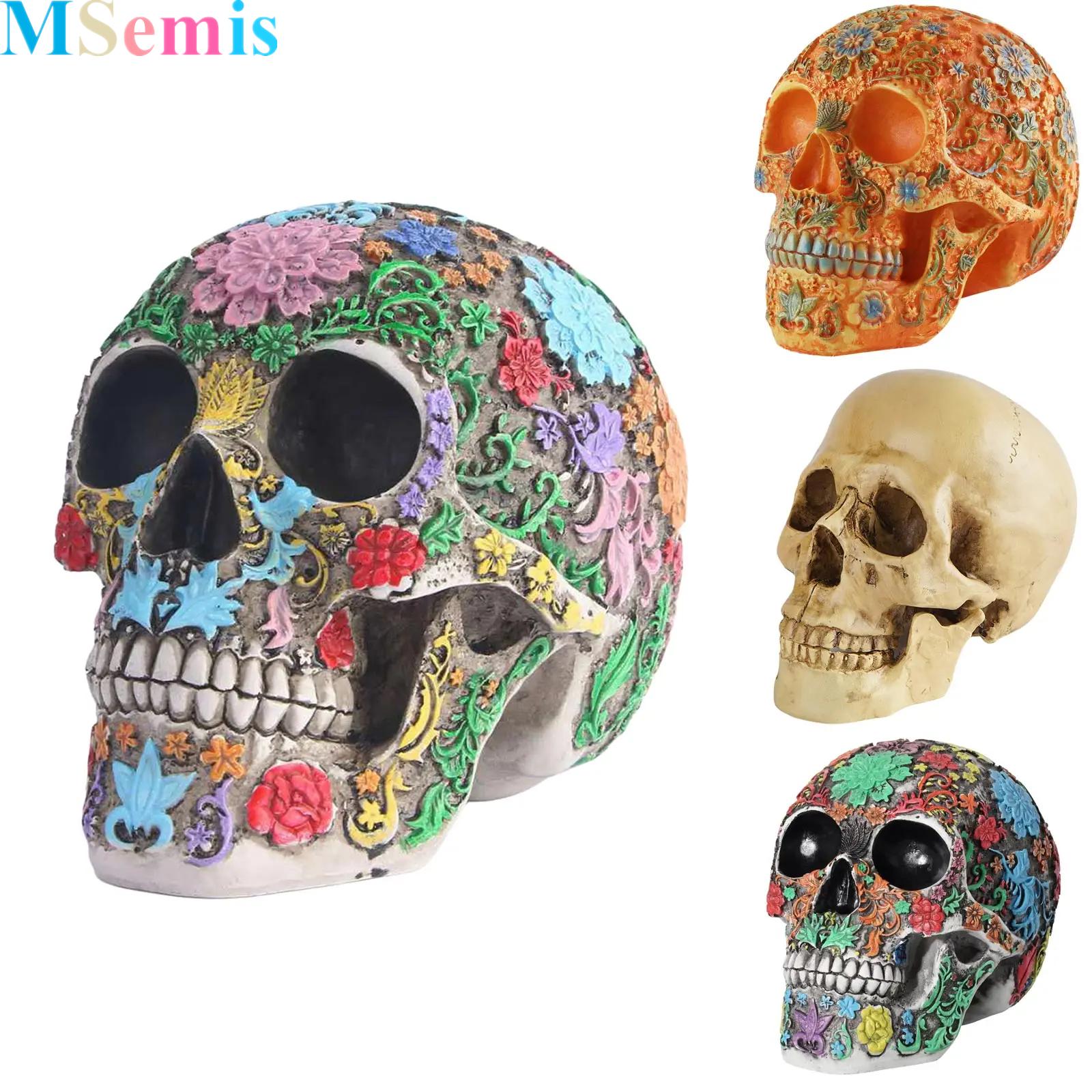 Head Racket Boom - Life Size Skull Resin Human Skull