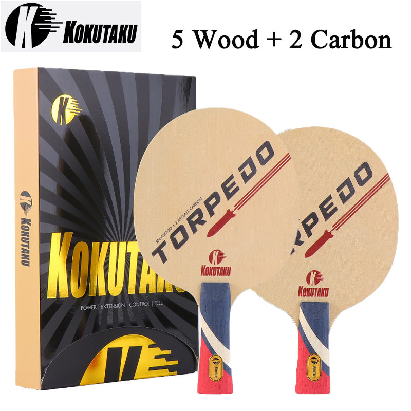 Table Tennis Training - KOKUTAKU TORPEDO Table Tennis Blade 5