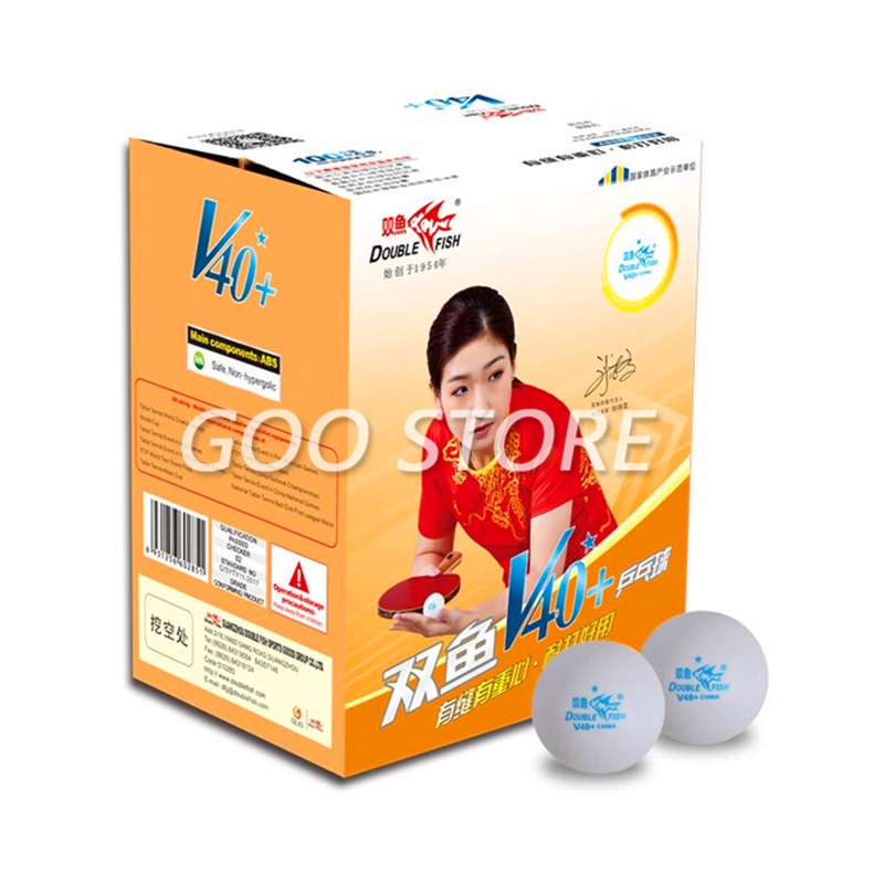 100 balls Double Fish V40+ 1-S - Table Tennis Game Pc recension och pris