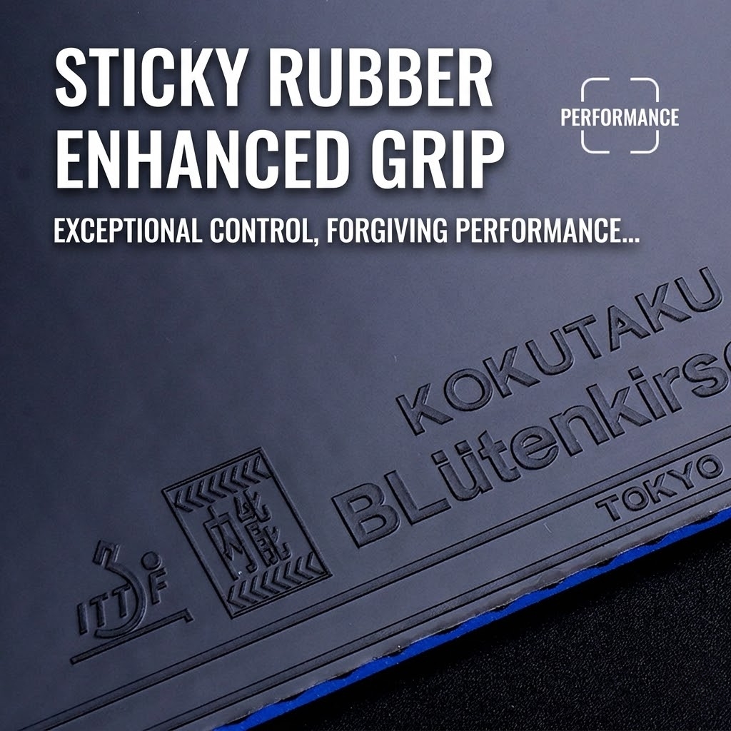 Kokutaku Table Tennis Racket R - Anti Loop Rubber recension och pris