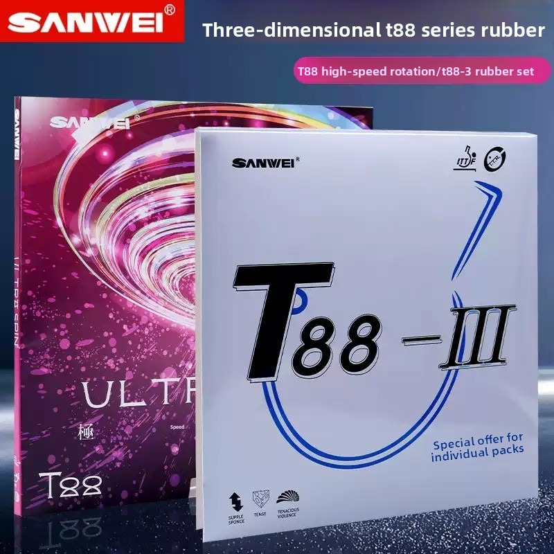 Sanwei  T88 ULTRA-Spin T88-3 T - Table Tennis Rubber Anti Spin recension och pris