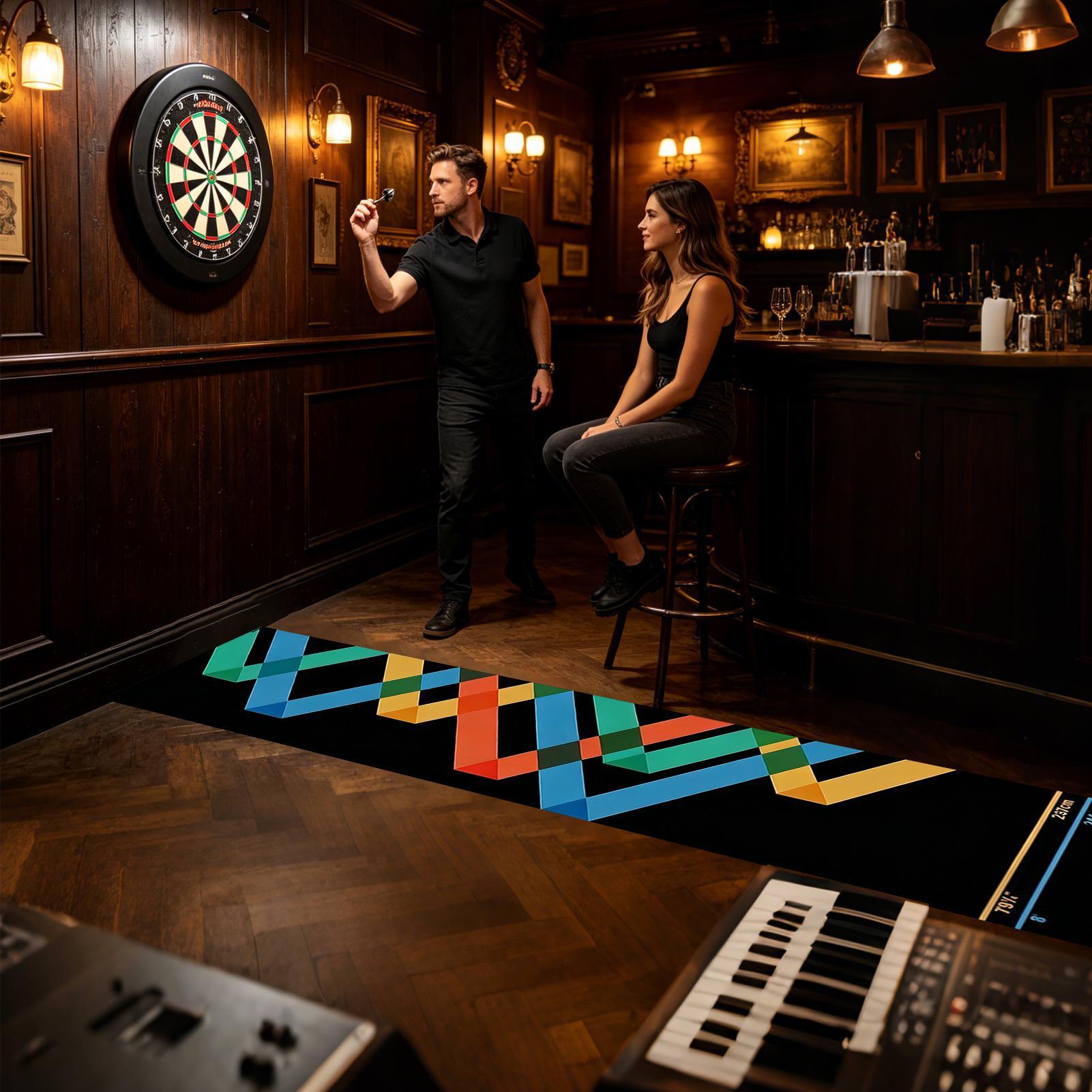Dart Rug Portable Non-Slip Cry - Throw Distance Board recension och pris