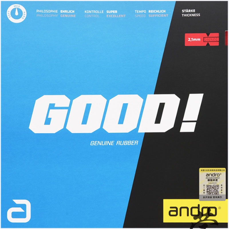 Andro GOOD Table Tennis Rubber - Table Tennis Paddle Set recension och pris