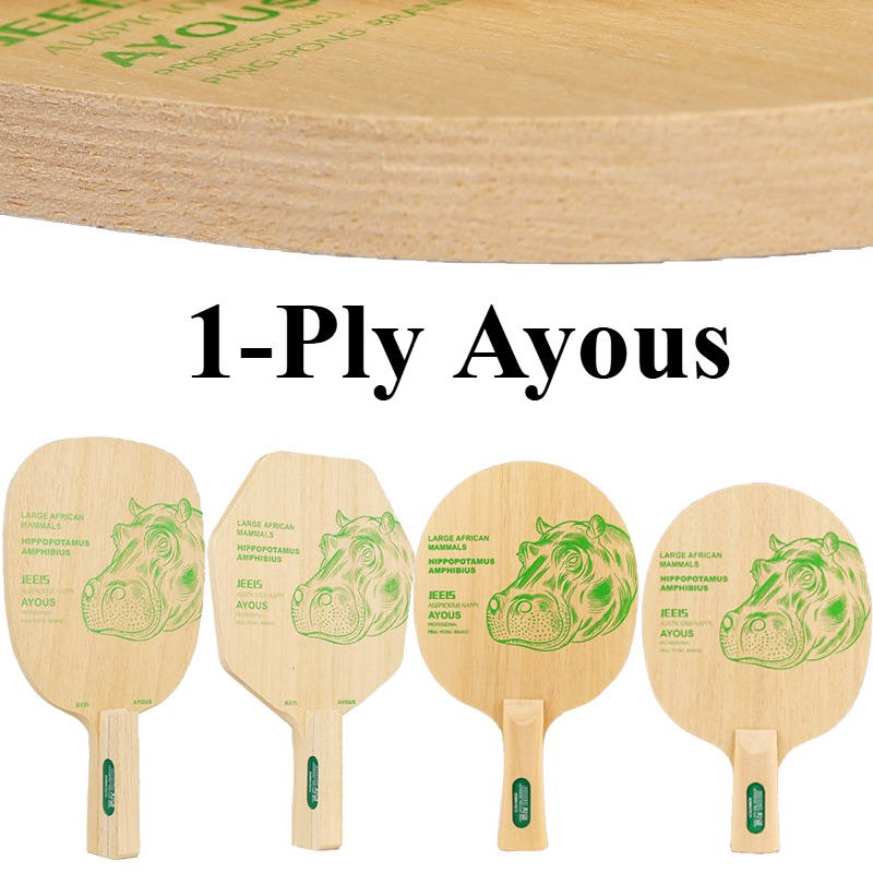 JEELS Green Hippo 1 Ply Ayous  - Table Tennis In Japanese recension och pris