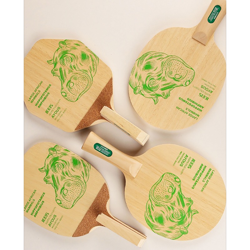 JEELS Green Hippo 1 Ply Ayous  - Table Tennis In Japanese recension och pris
