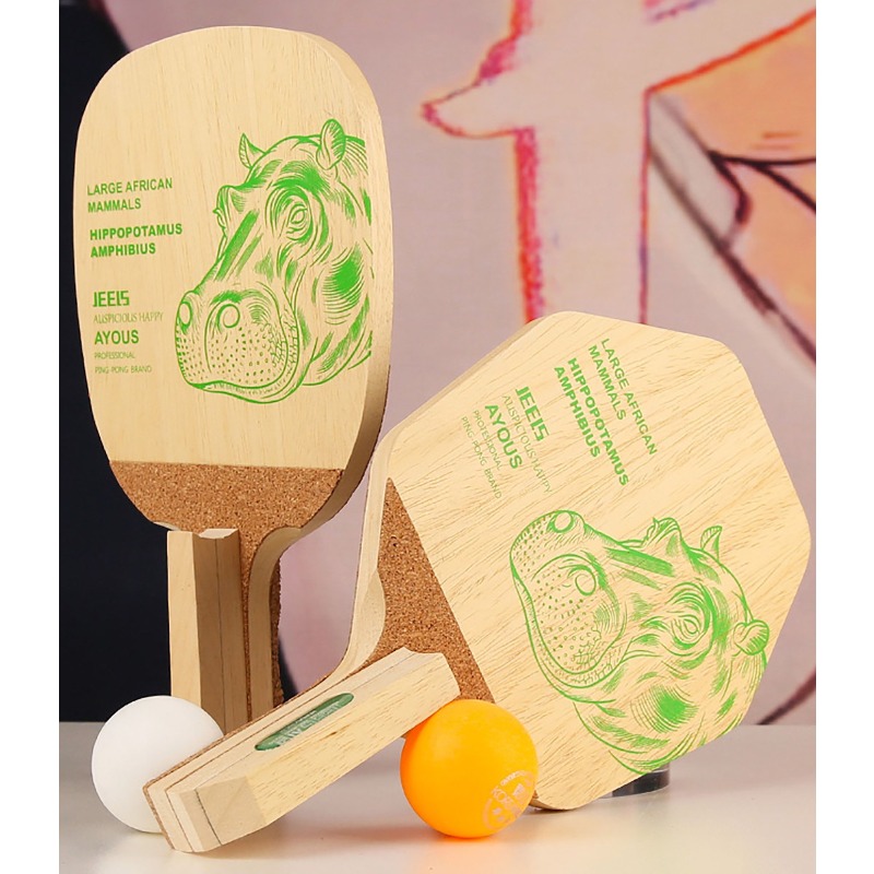 JEELS Green Hippo 1 Ply Ayous  - Table Tennis In Japanese recension och pris
