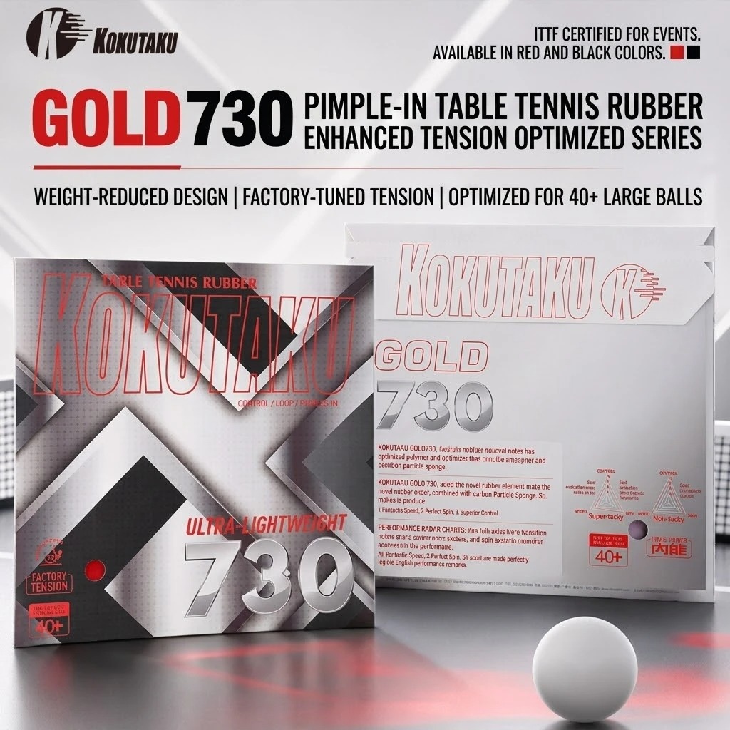 Kokutaku Table Tennis Racket R - Table Tennis Paddle Set recension och pris