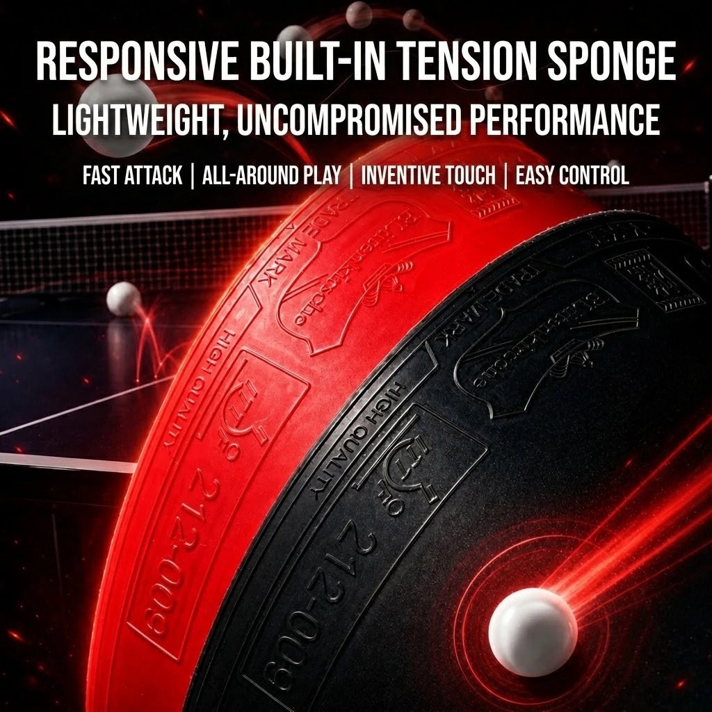 Kokutaku Table Tennis Racket R - Table Tennis Paddle Set recension och pris