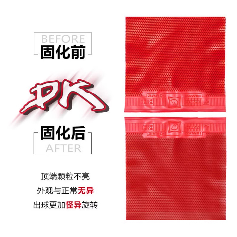 Cured Long Pips OX Pingpong Ru - Table Tennis Padel recension och pris