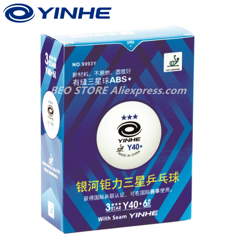 60 balls YINHE 3-star Y40+ H40 - Table Tennis Game Pc recension och pris