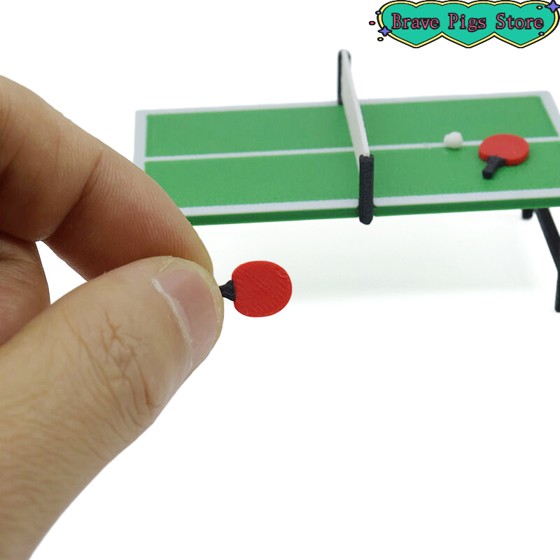 1:12 Miniature Table Tennis Ra - Table Tennis Paddle Set recension och pris