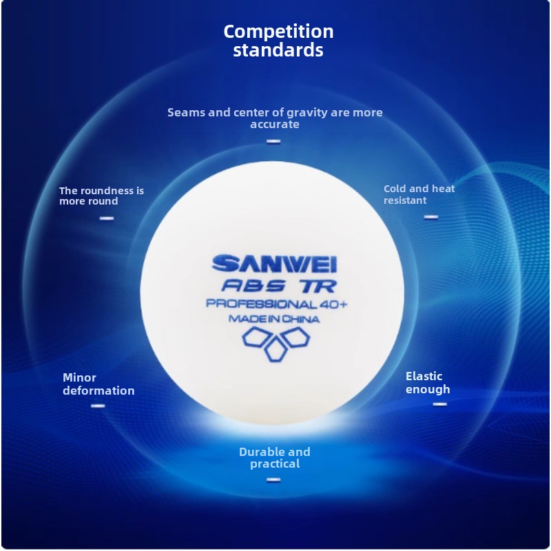 100 pcs Sanwei New Materials P - Table Tennis Game Pc recension och pris