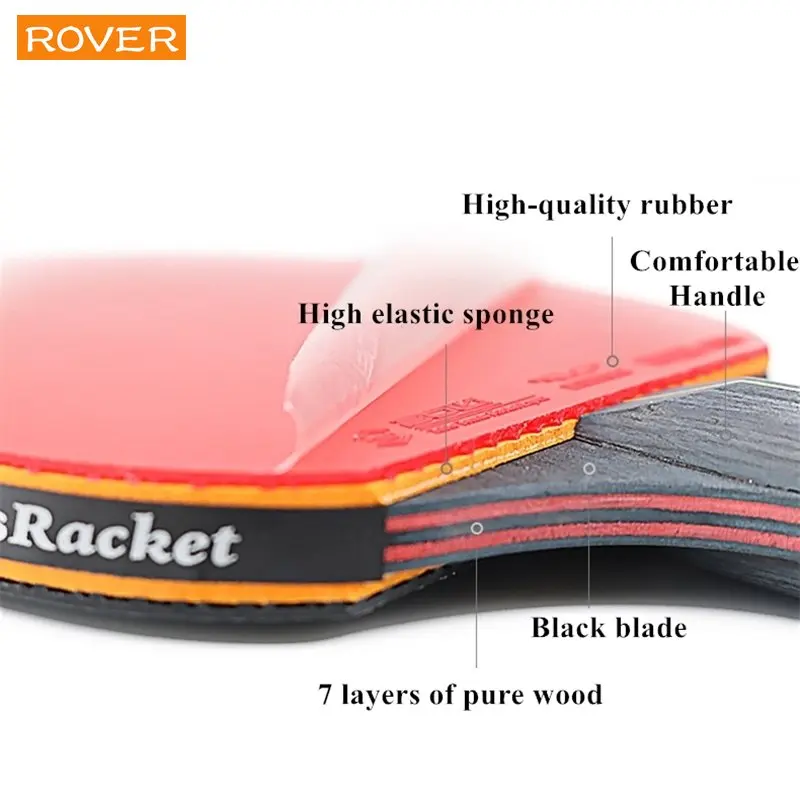 5/6 Star Table Tennis Racket 2 - Table Tennis Padel recension och pris