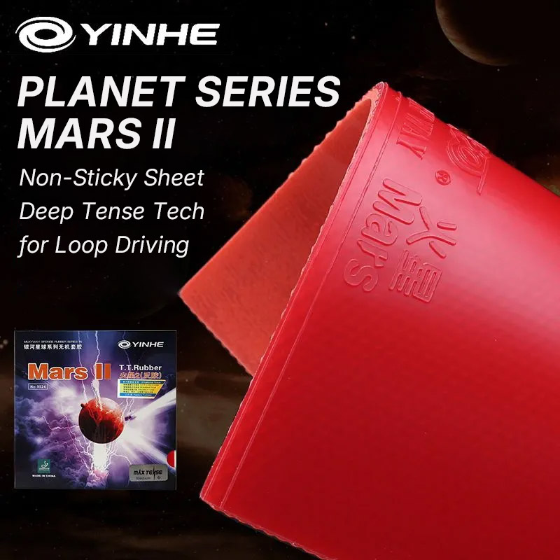 YINHE MARS 2 Table Tennis Rubb - Table Tennis Rubber Anti Spin recension och pris