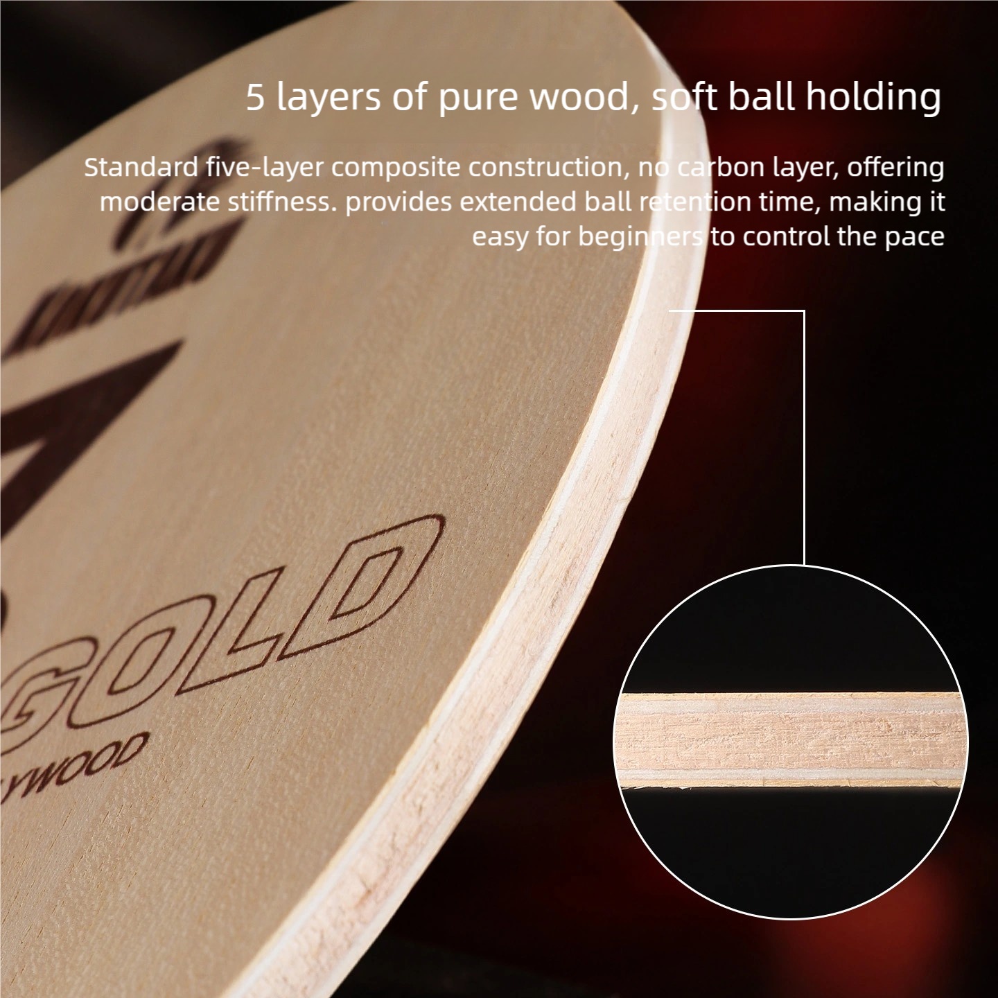 KOKUTAKU 730G1 5-Ply All-Wood  - Table Tennis In Japanese recension och pris
