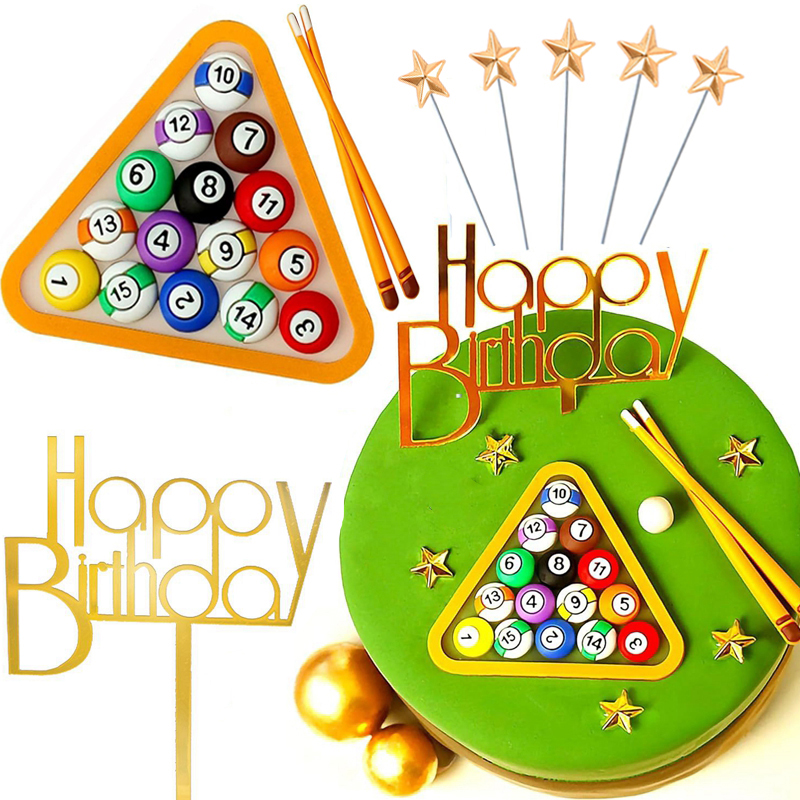 Billiard Ball Cake Decoration  - Table Tennis Ball recension och pris