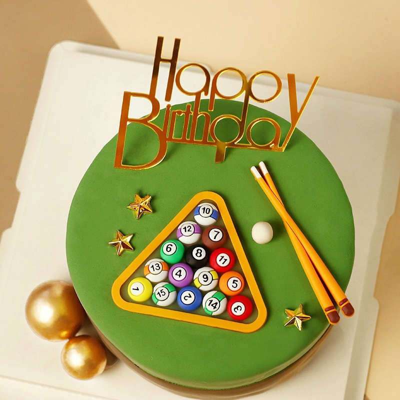 Billiard Ball Cake Decoration  - Table Tennis Ball recension och pris