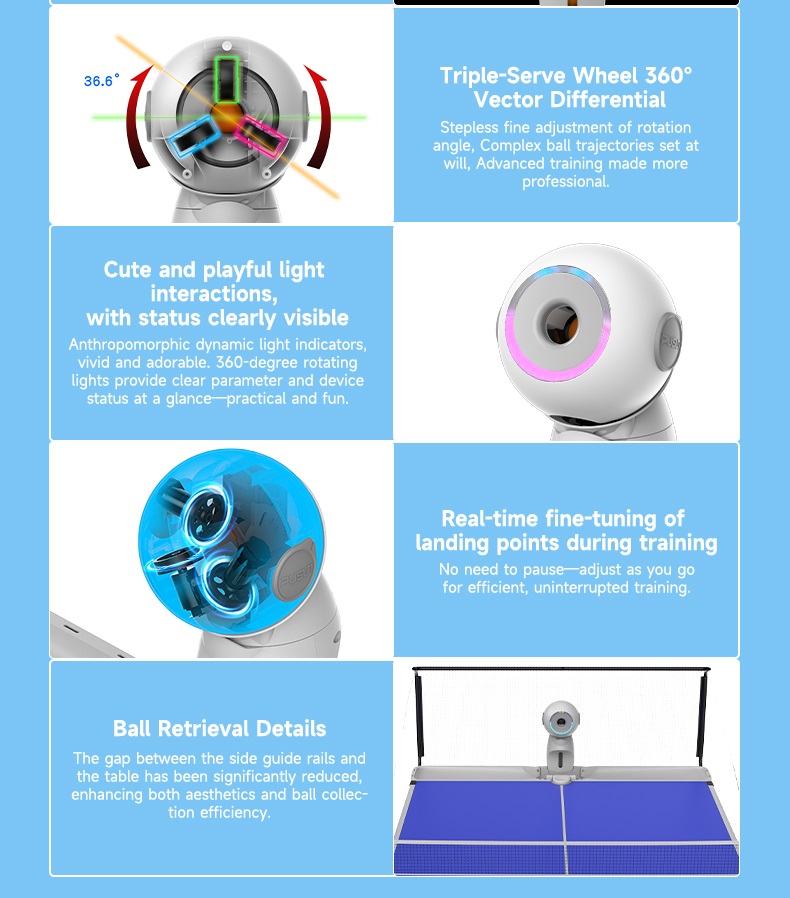 Upgraded Version Electric Inte - Table Tennis Trainer recension och pris