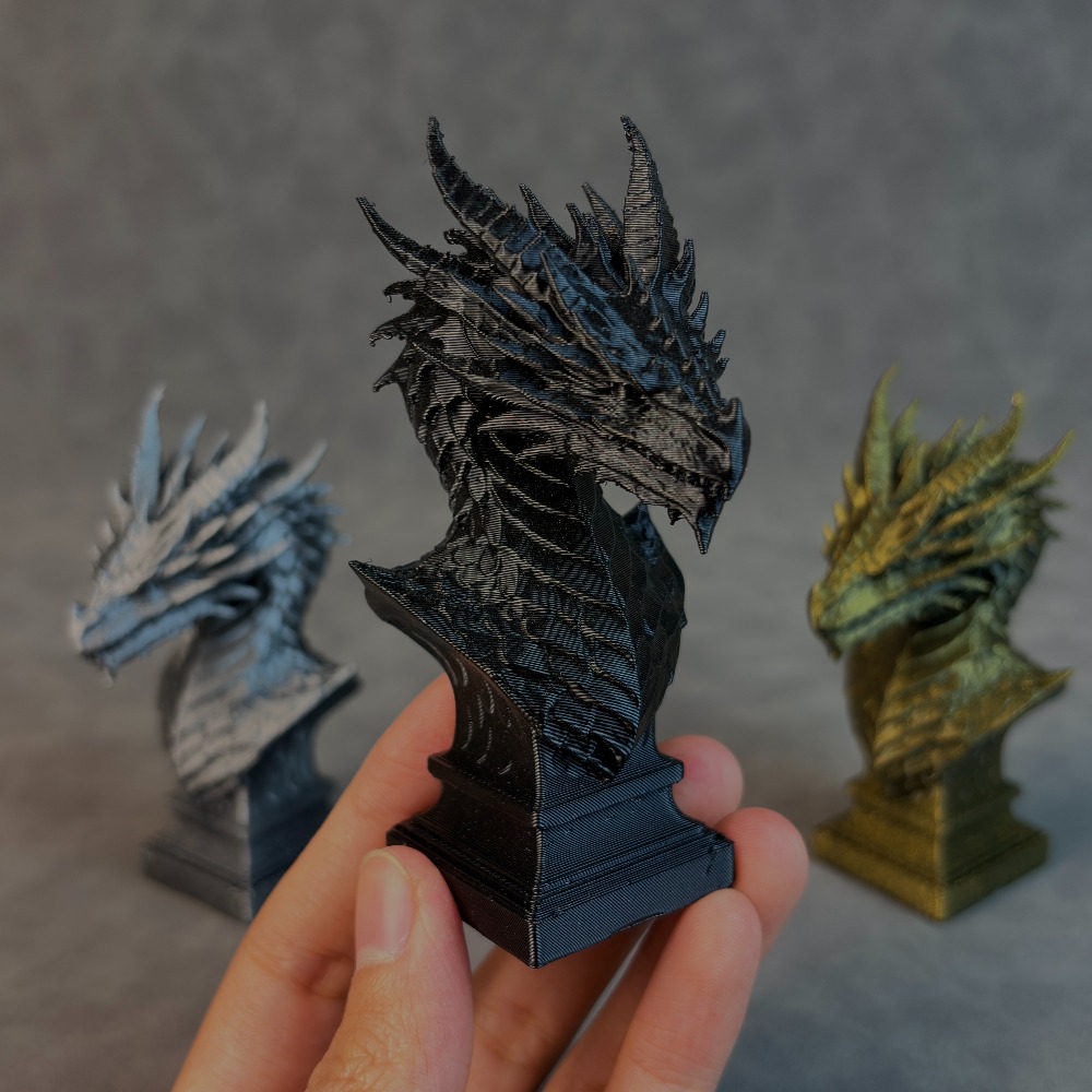 1-Piece Dragon Head Sculpture  - Head Racket Boom recension och pris