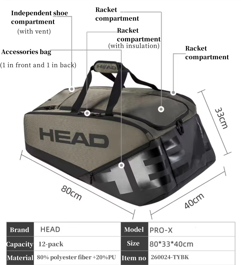 HEAD TOUR/PROX Series Tennis R - Head Racket Boom recension och pris