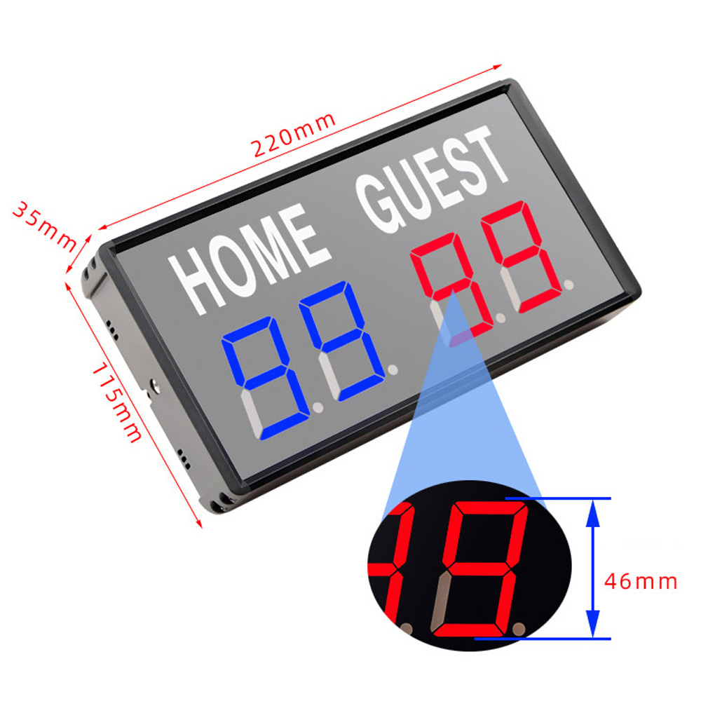 4-Digit LED Electronic Score K - Table Tennis Flash recension och pris