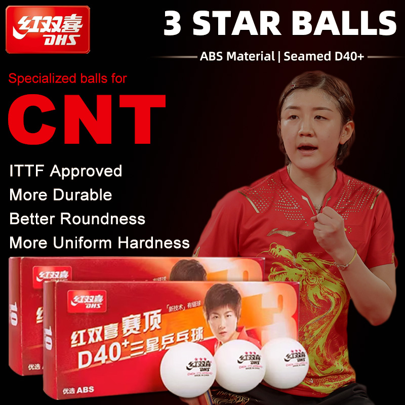 DHS D40+ DJ40+ Ping Pong Balls - Table Tennis Game Pc recension och pris