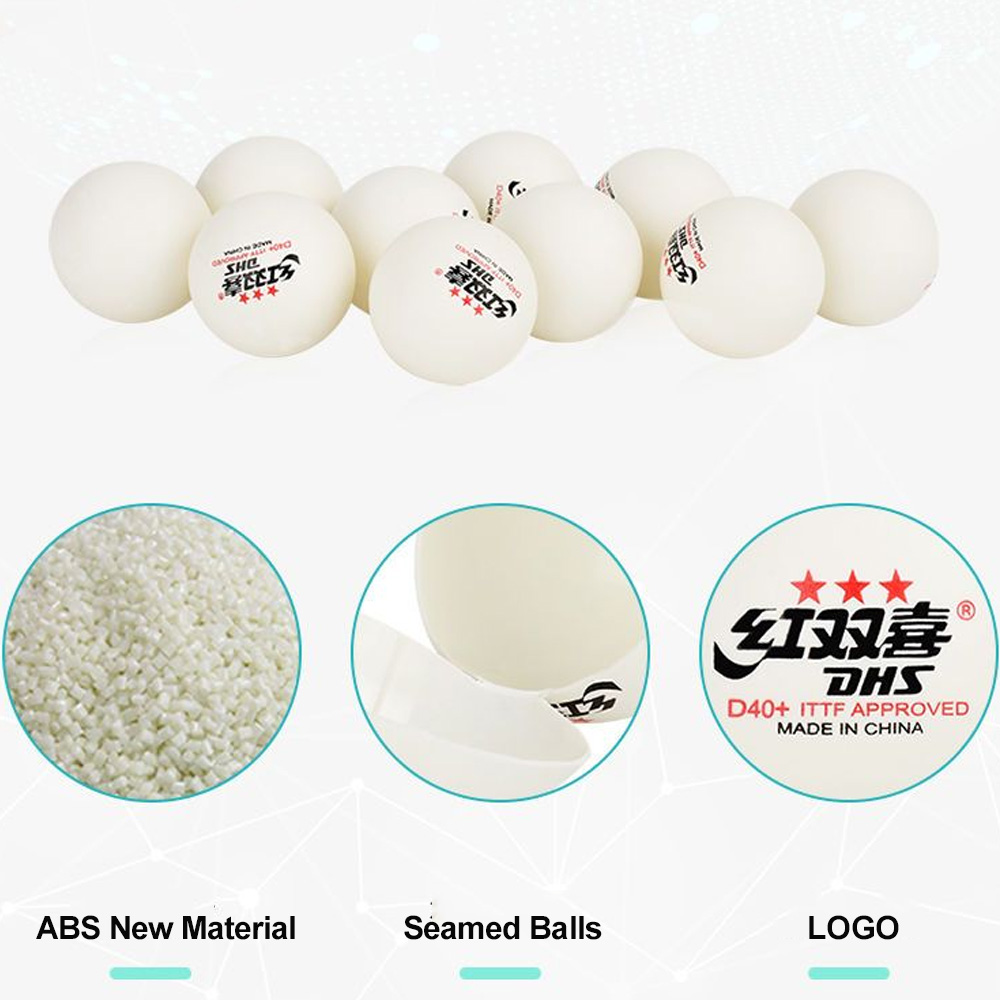 DHS D40+ DJ40+ Ping Pong Balls - Table Tennis Game Pc recension och pris