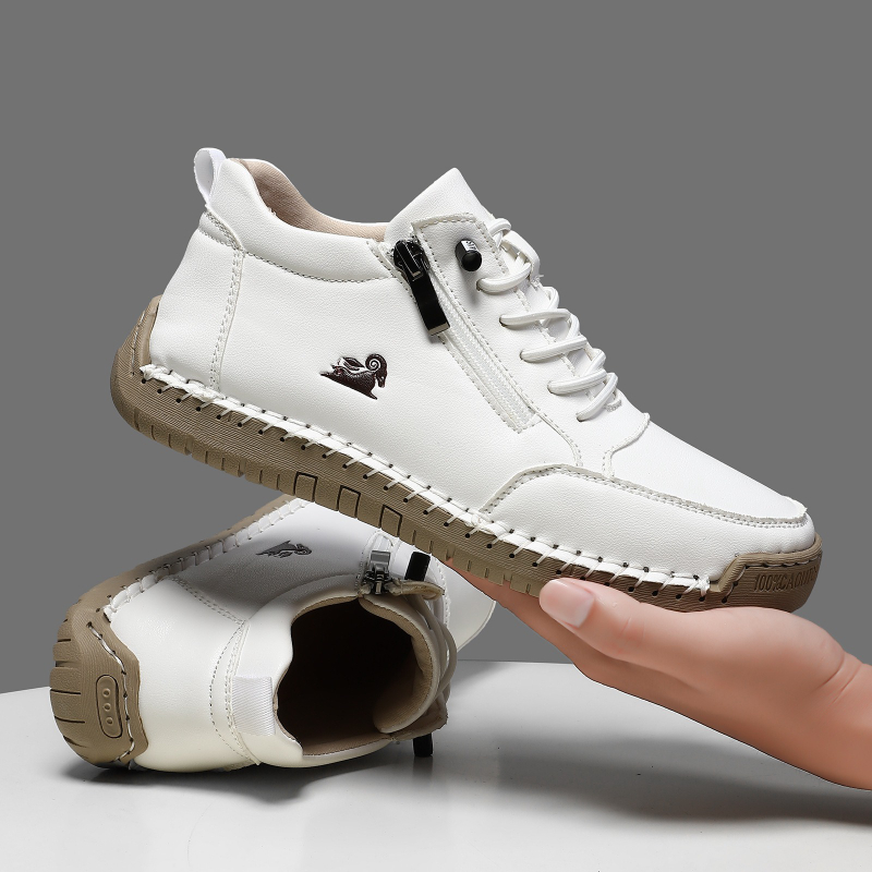 Women's Sneakers Handmade Leat - Anti Loop Rubber recension och pris