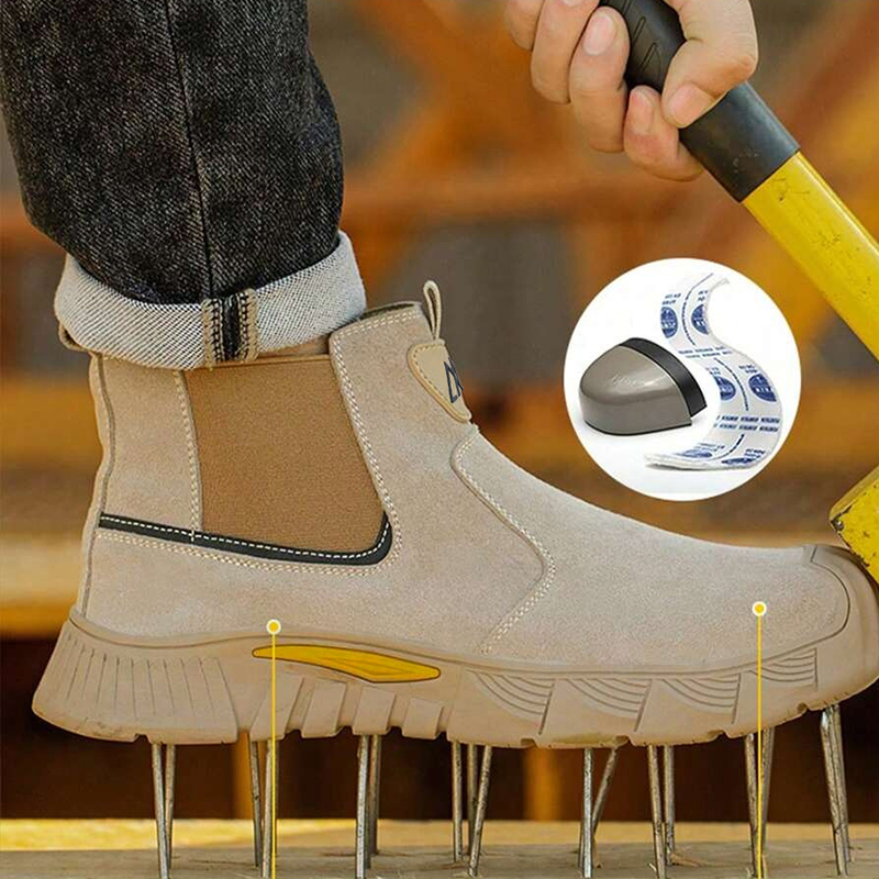 Lightweight Men's Safety Shoes - Anti Loop Rubber recension och pris