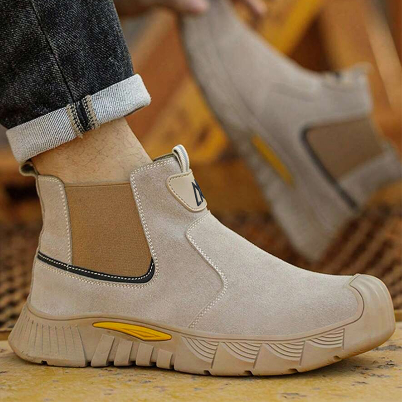 Lightweight Men's Safety Shoes - Anti Loop Rubber recension och pris